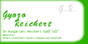 gyozo reichert business card